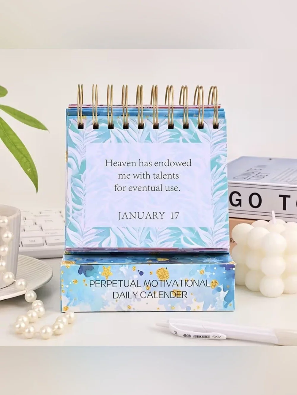 365 Days Empowering Thoughts Positive Affirmations Desktop Calendar